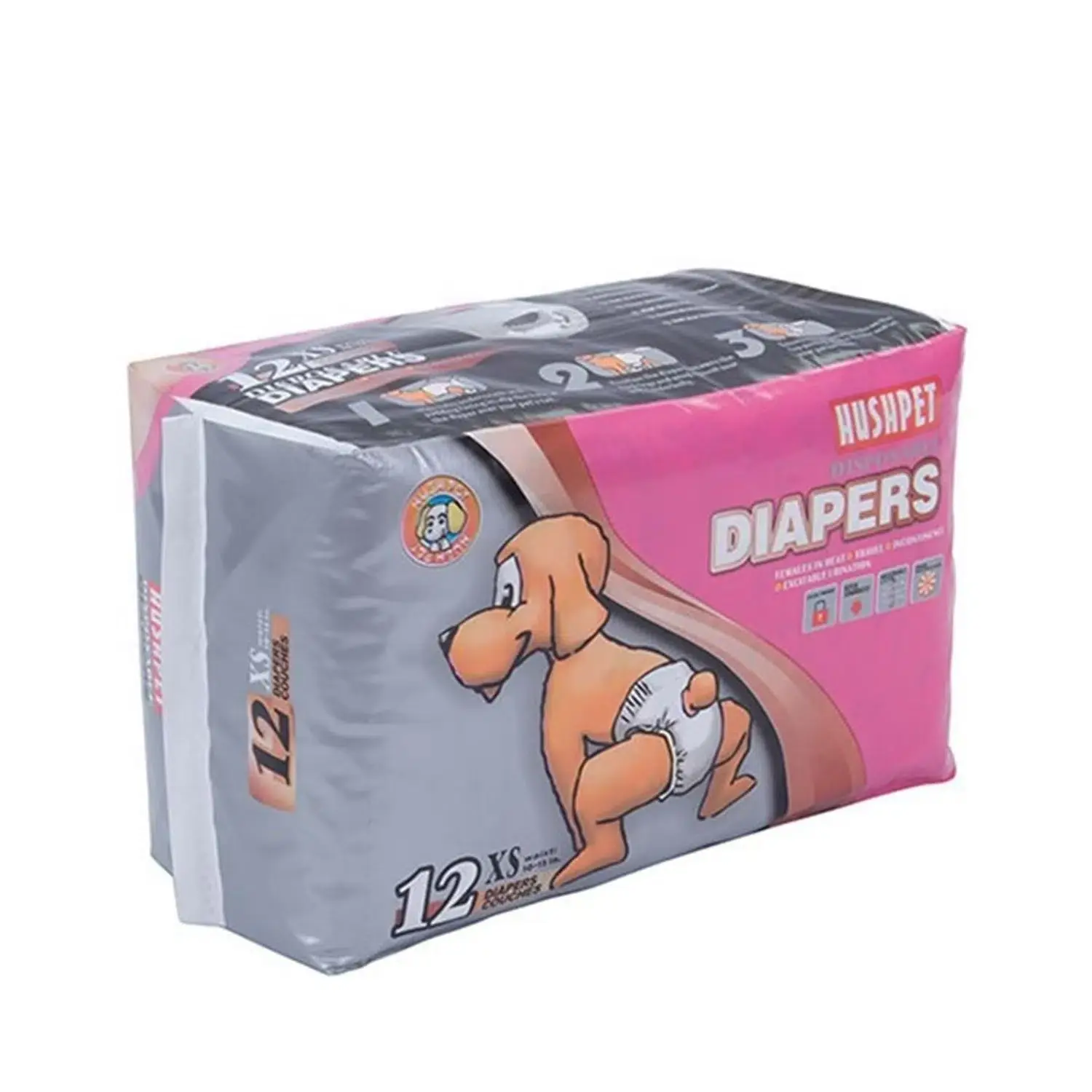 Hushpet Köpek Alt Tuvalet Bezi XS 12`li 2-4 kg