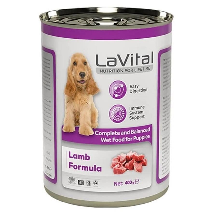 LaVital Kuzulu ve Pirinçli Ezme Yavru Köpek Konservesi 400gr