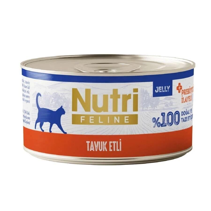 Nutri Feline Tavuklu Jöleli Kedi Konservesi 70 Gr