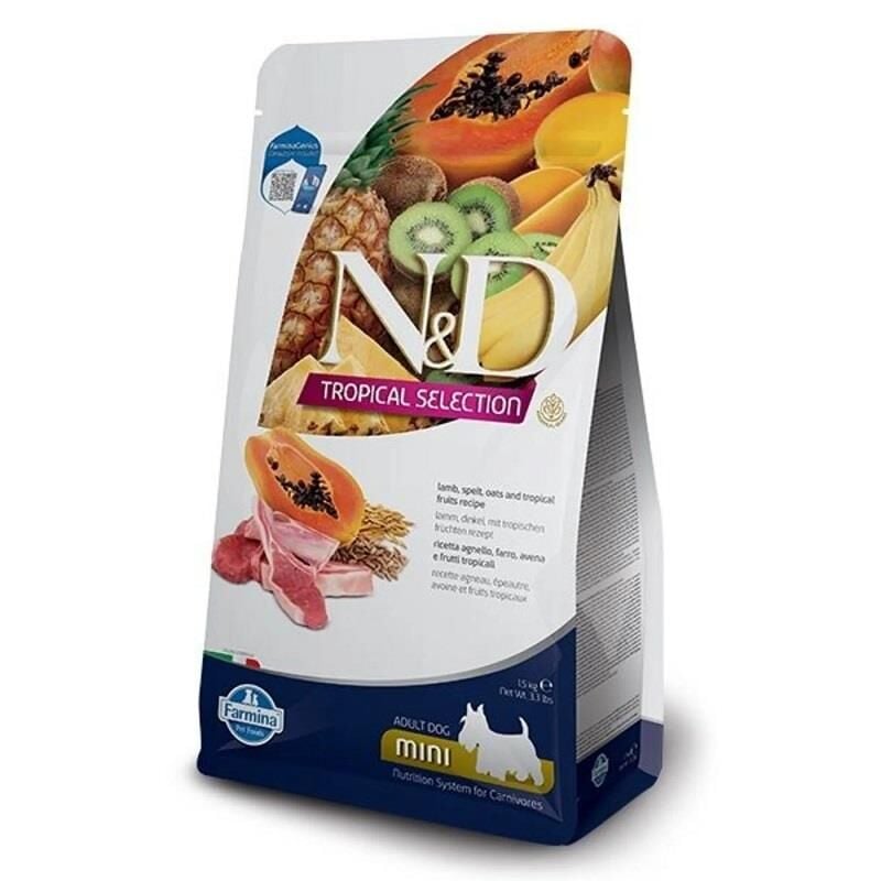 N&D Tropical Adult Mini Kuzulu Köpek Maması 1.5 KG