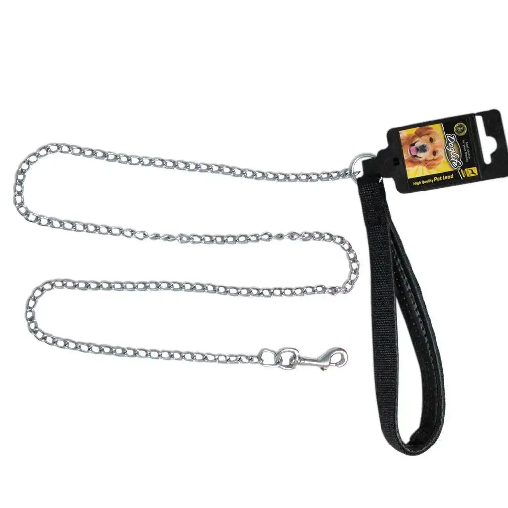 Doglife Köpek Yumuşak Dokulu Zincir Gezdirme Tasması (4 mm x 120 cm)