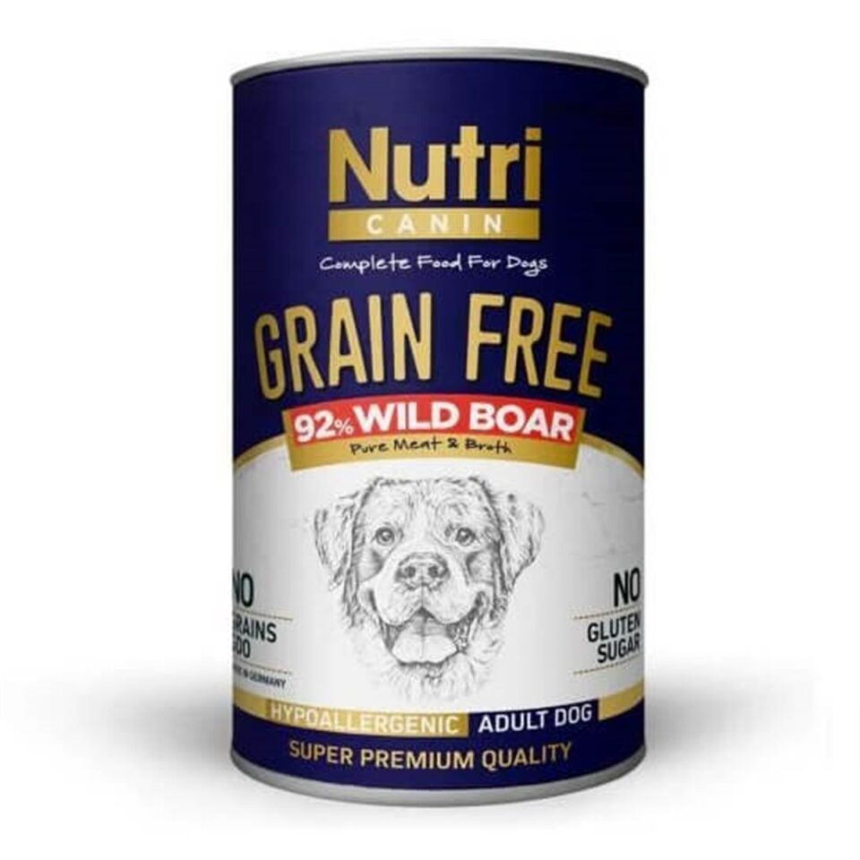 Nutri Canin Tahılsız Domuzlu Köpek Konservesi 400 Gr