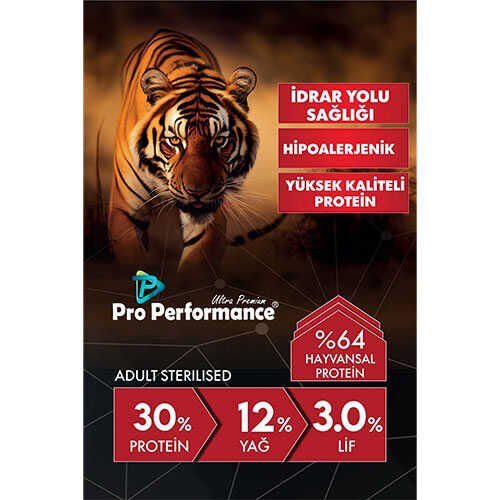ProPerformance Kısırlaştırılmış Kuzu Etli Kedi Maması 15 kg