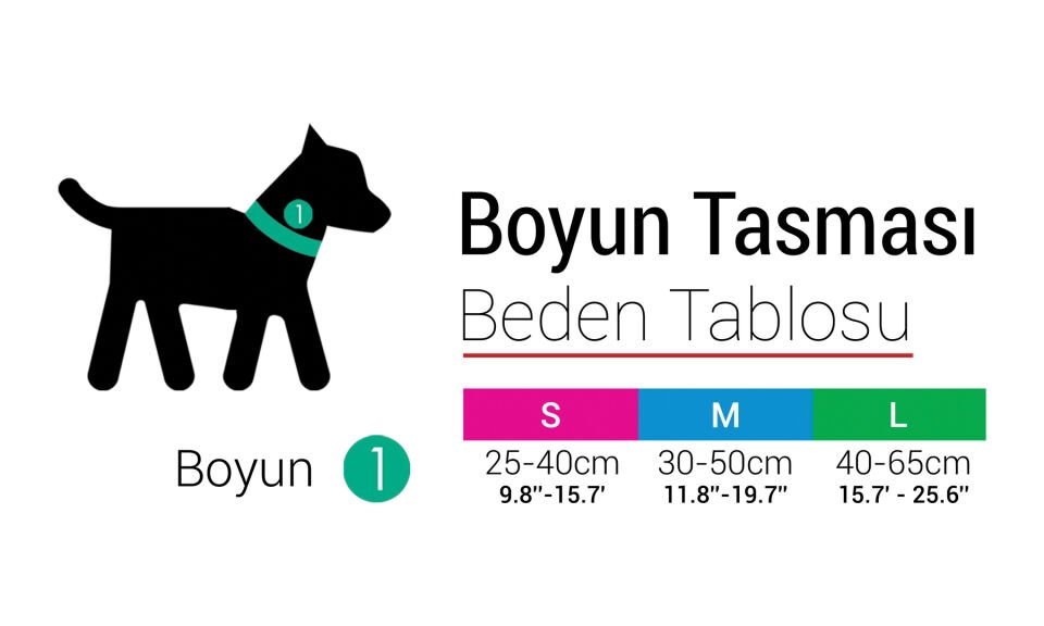 Tailpetz Amazon Boyun Tasması Medium
