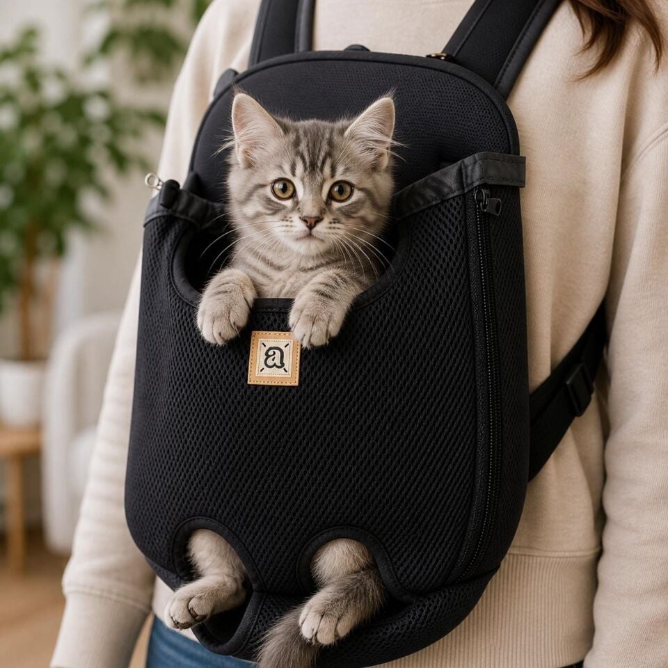 Pet Pretty Ana Kucağı Kedi Ve Köpek Taşıma Çantası Büyük Boy