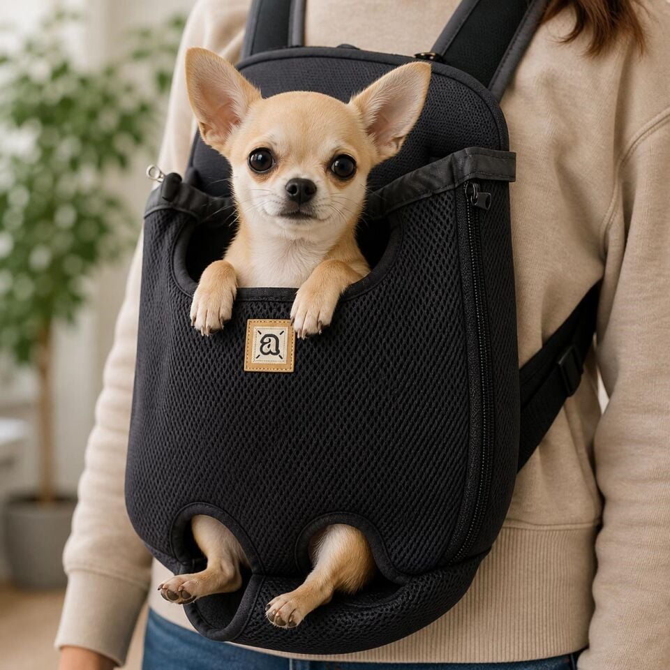 Pet Pretty Ana Kucağı Kedi Ve Köpek Taşıma Çantası Büyük Boy