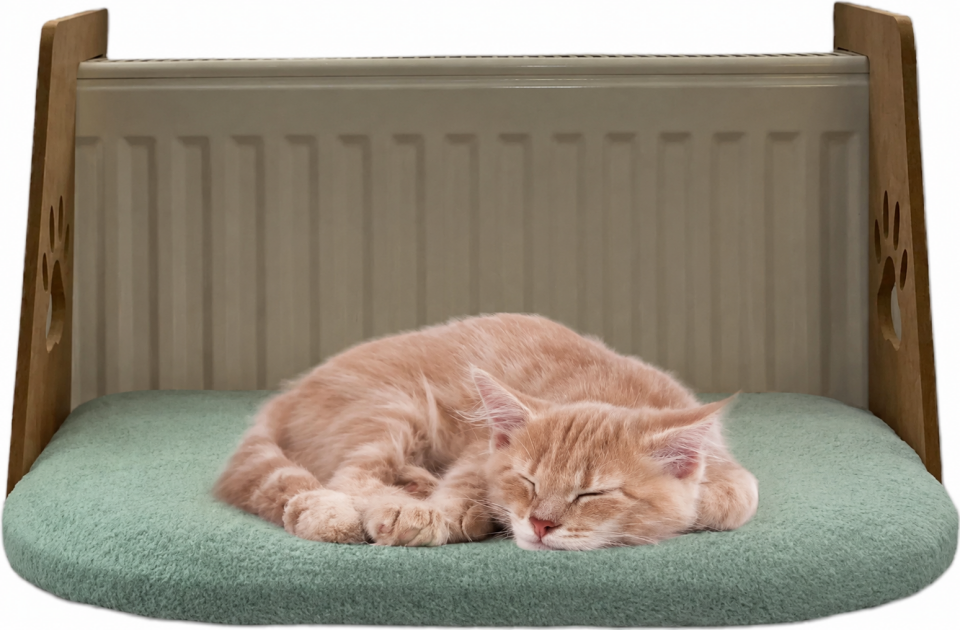 Kalorifer Askılı Kedi & Köpek Yatağı Yeşil
