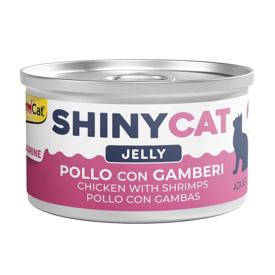 Shiny Cat Tavuklu ve Karidesli Konserve Mama 70 Gr