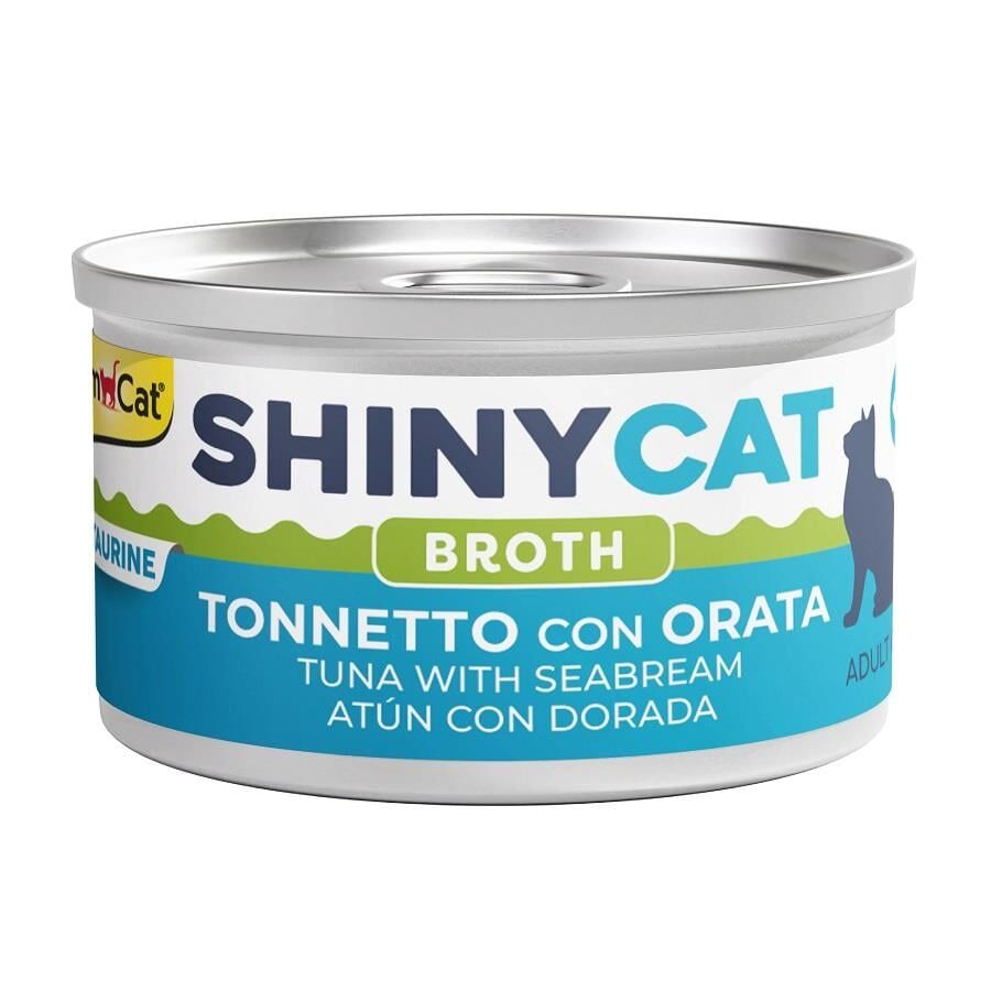 ShinyCat Soslu Ton Ve Çipura Balıklı Konserve Mama 70 Gr