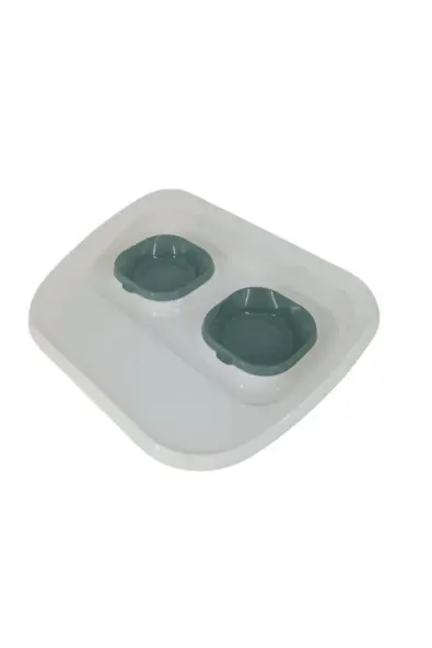 Çınar Siperli Plastik Mama Kabı Karışık Renk