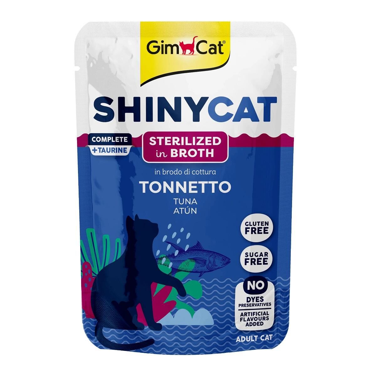 Gimcat Shinycat Sterilized Tuna Tonlu Kısır Kedi Pouch Mama 70 gr
