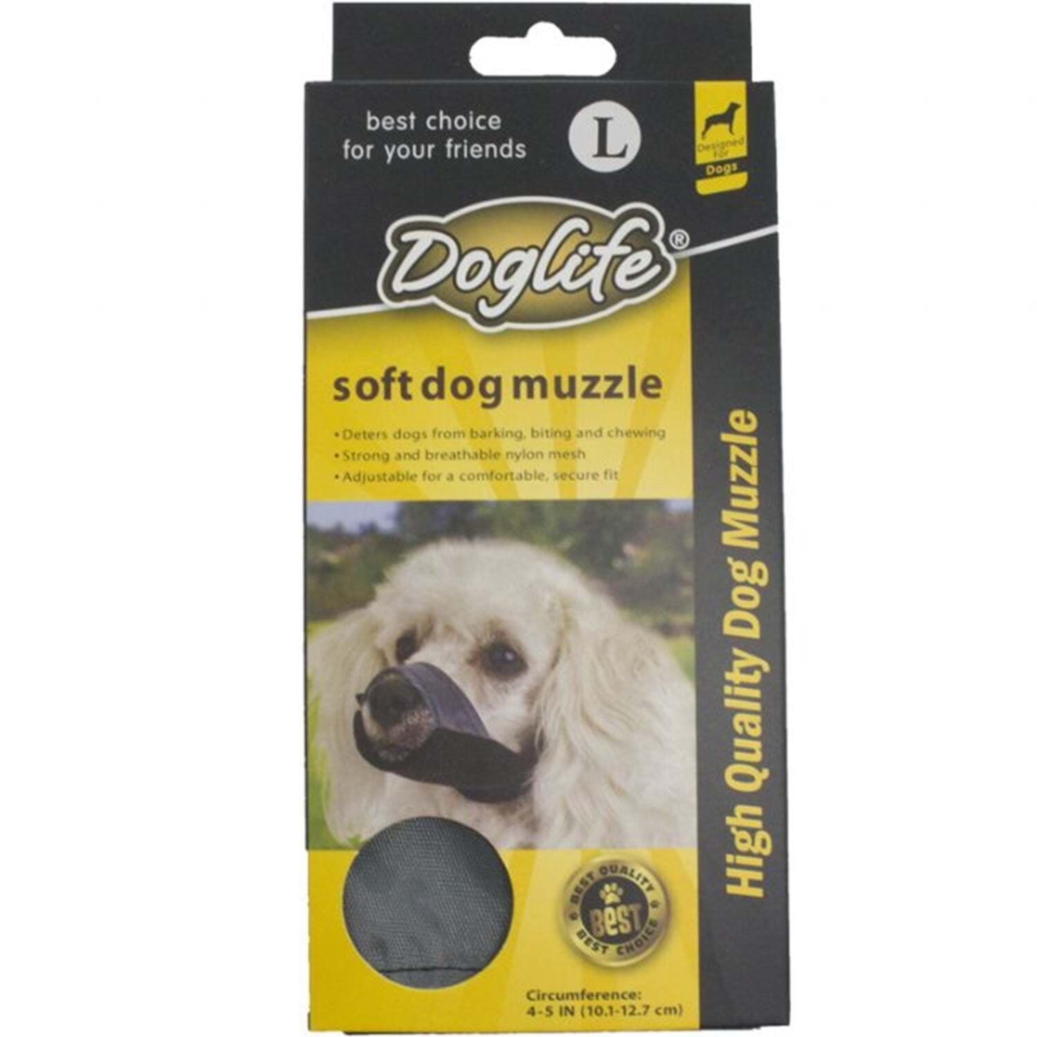Doglfie Köpekler İçin Soft Bez Ağızlık L