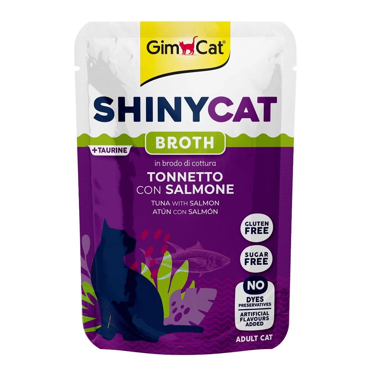 Gimcat Shinycat Tuna with Salmon Ton Balığı Somonlu Pouch Mama 70 gr