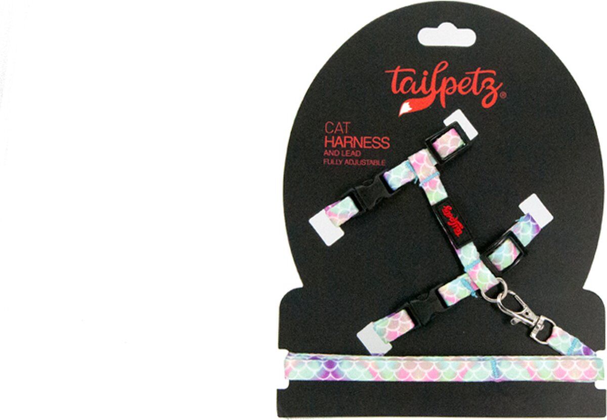 TailPetz Kedi Göğüs & Gezdirme Takımı Bubbles