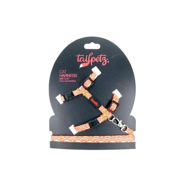 TailPetz Kedi Göğüs & Gezdirme Takımı Japan