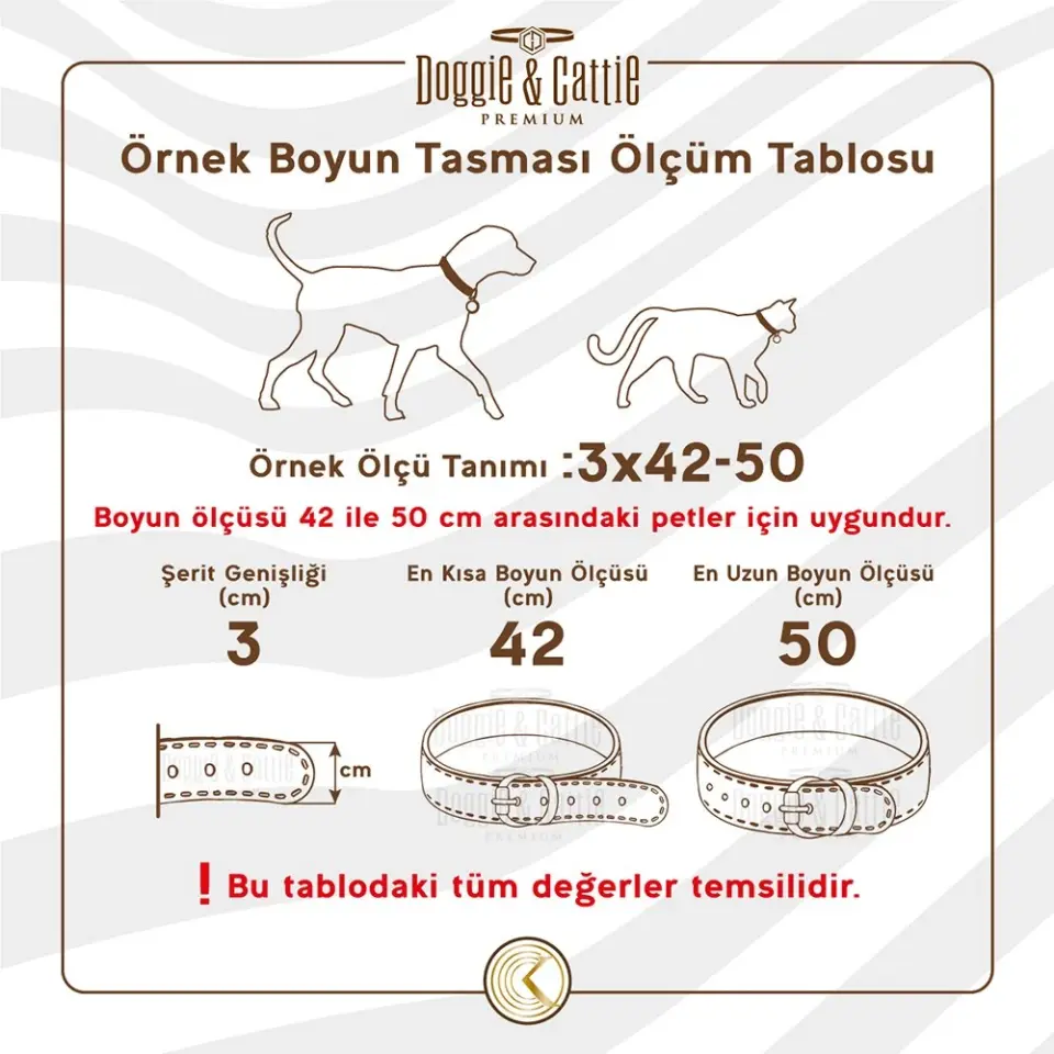 Doggie Polar Dokumadan El Yapımı Köpek Boyun Tasması 2.5x42-50 cm Mor