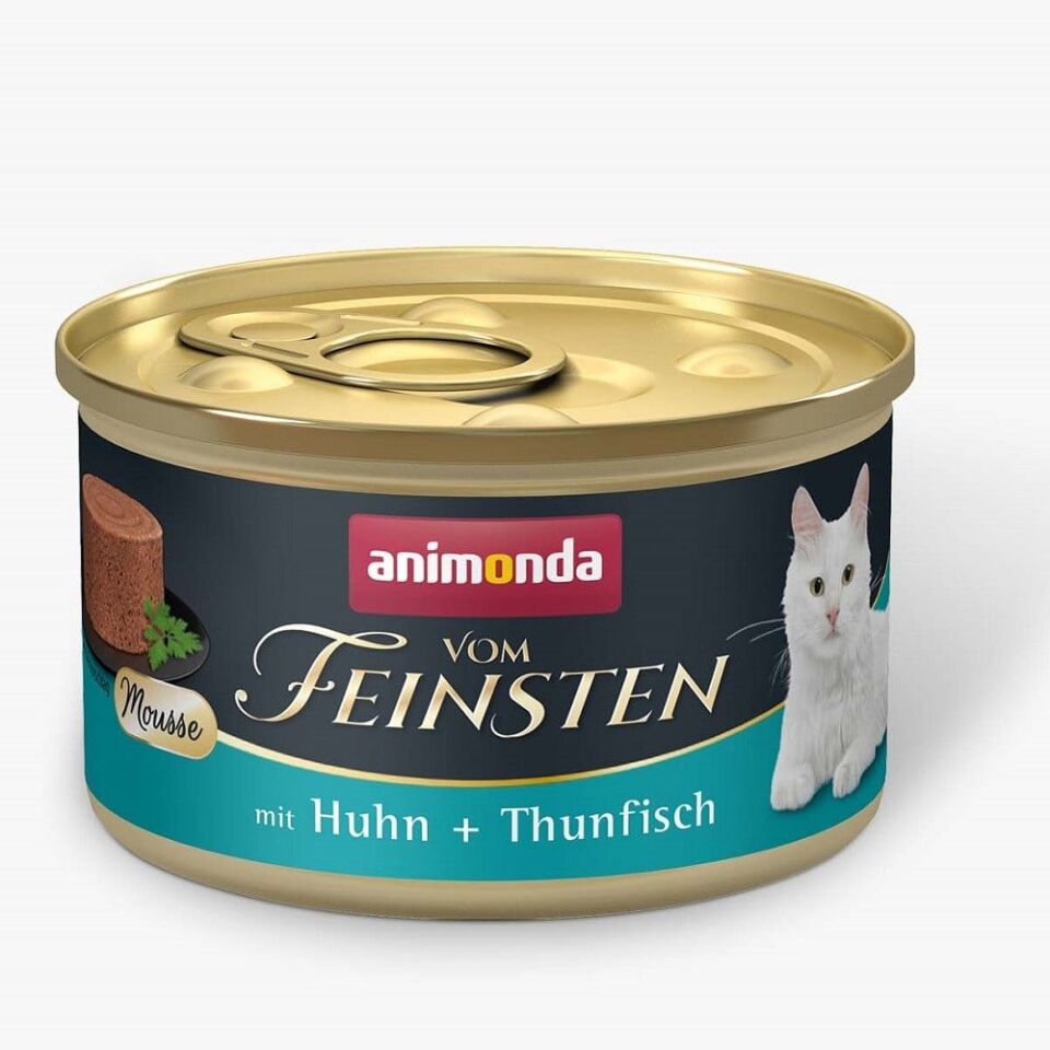 Animonda Vom Feinsten Tavuklu ve Ton Balıklı Yetişkin Kedi Konservesi 85g
