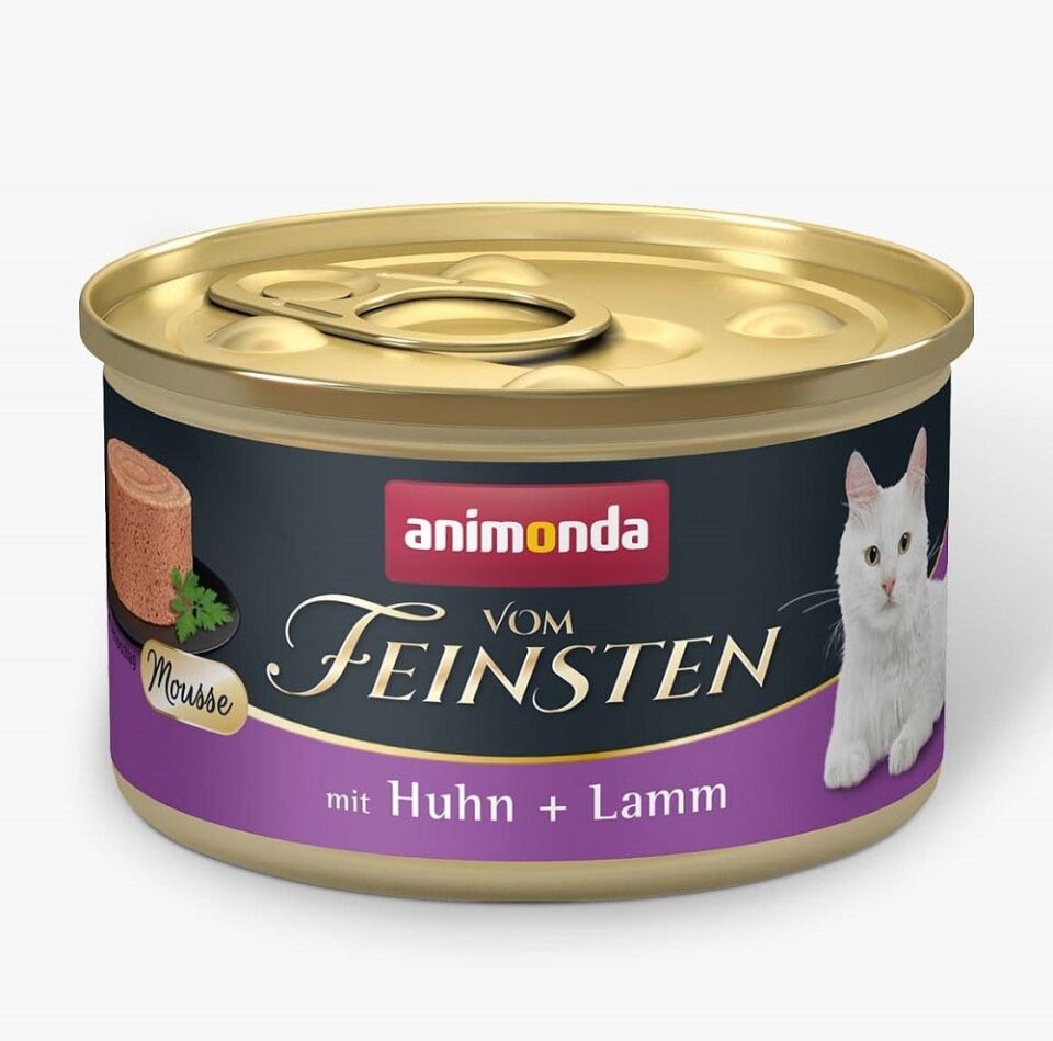 Animonda Vom Feinsten Tavuklu ve Kuzulu Yetişkin Kedi Konservesi 85g