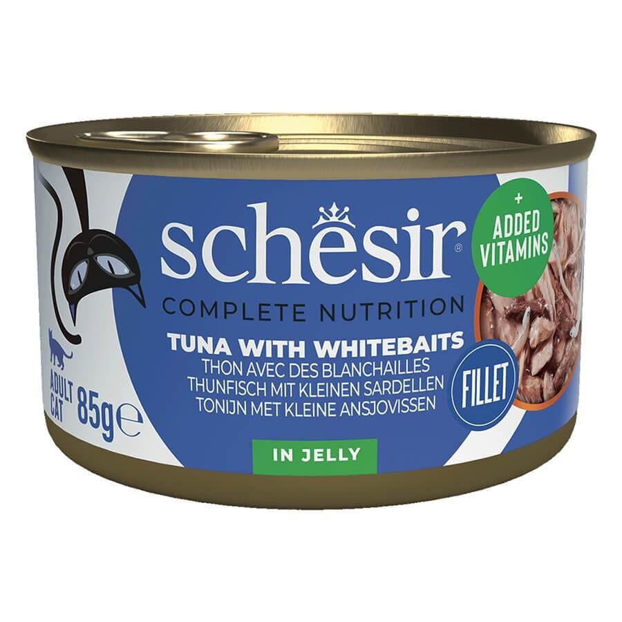 Schesir Ton Balıklı ve Ringa Balıklı Yetişkin Kedi Konservesi 85 Gr