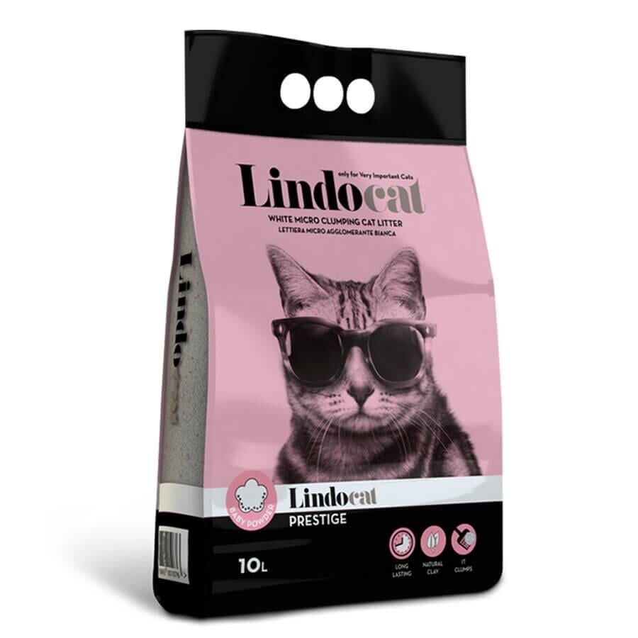Lindocat Prestige Bebek Pudralı Kedi Kumu 10 Lt