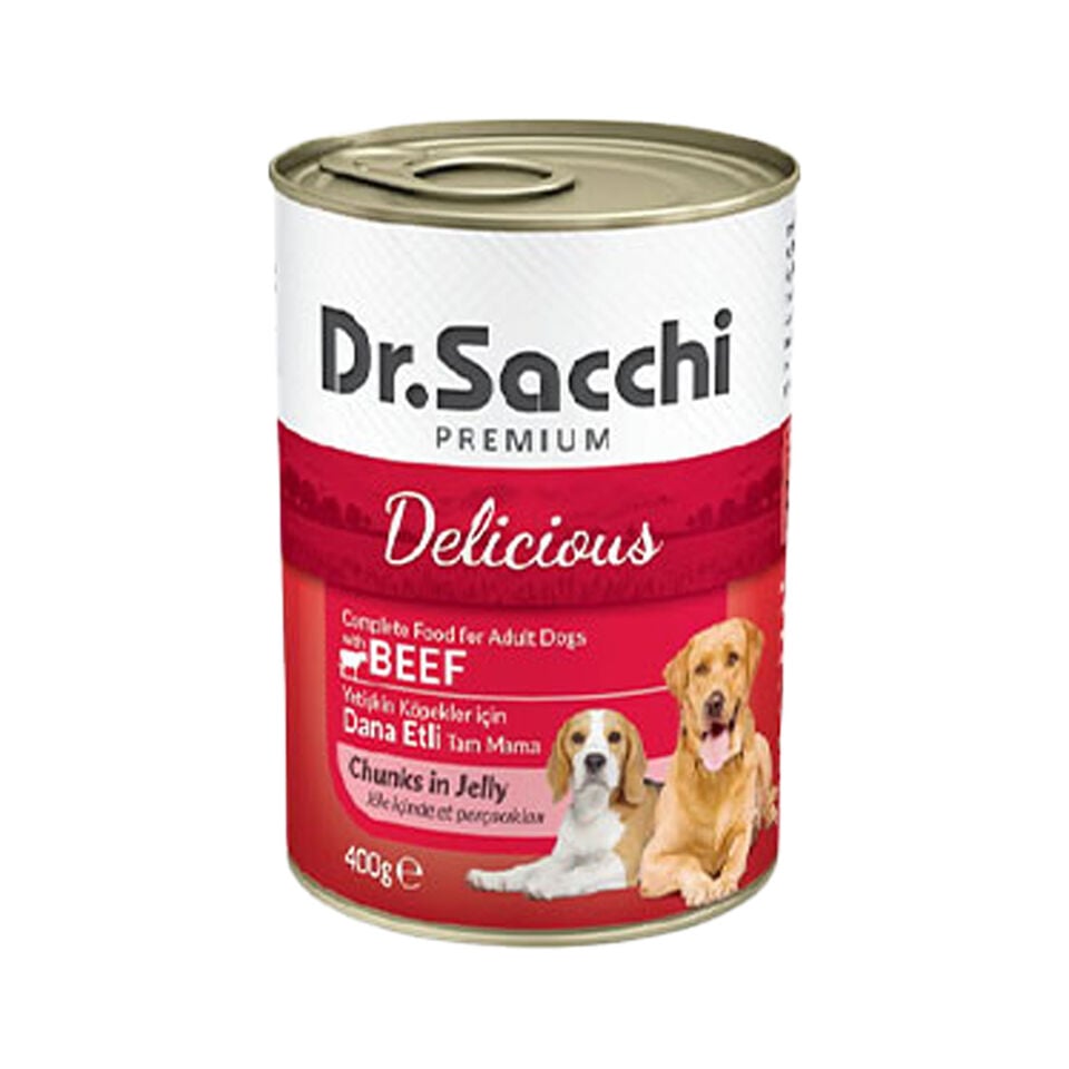 Dr.Sacchi Sığır Etli Köpek Konservesi 400 G