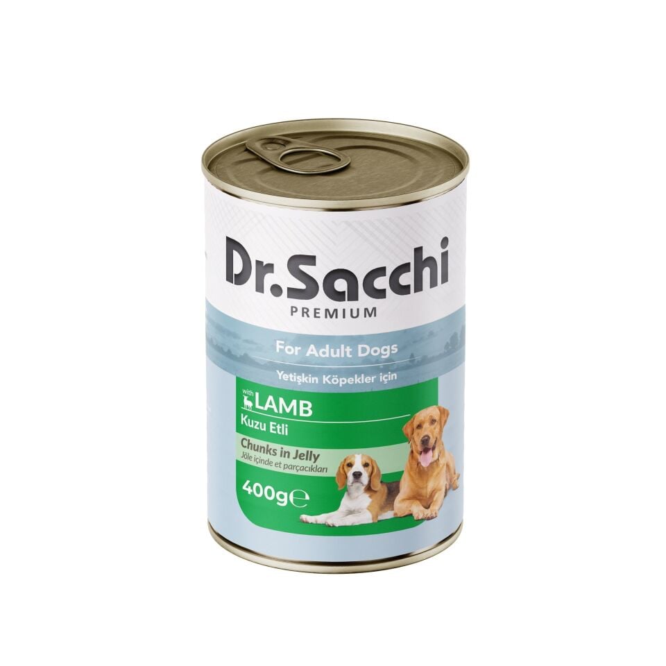 Dr. Sacchi Delicious Kuzulu Köpek Konservesi 400 gr