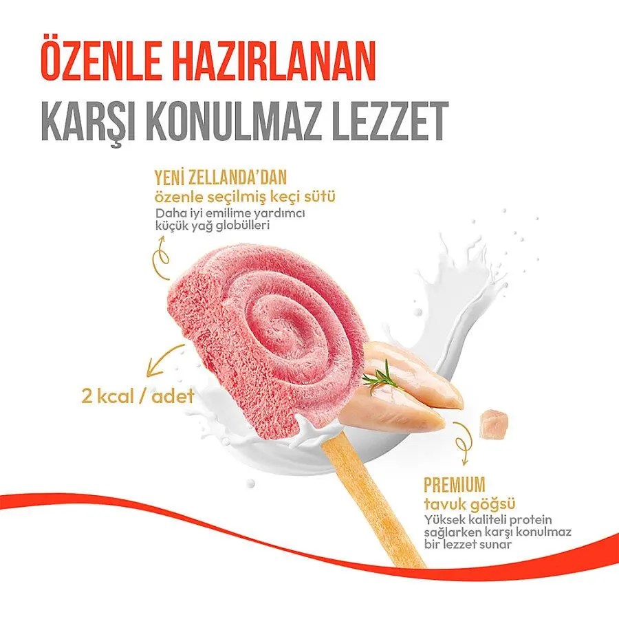 Wanpy LolliPop Dondurularak Kurutulmuş Yaban Mersinli Lolipop Köpek Ödül Maması 6gr