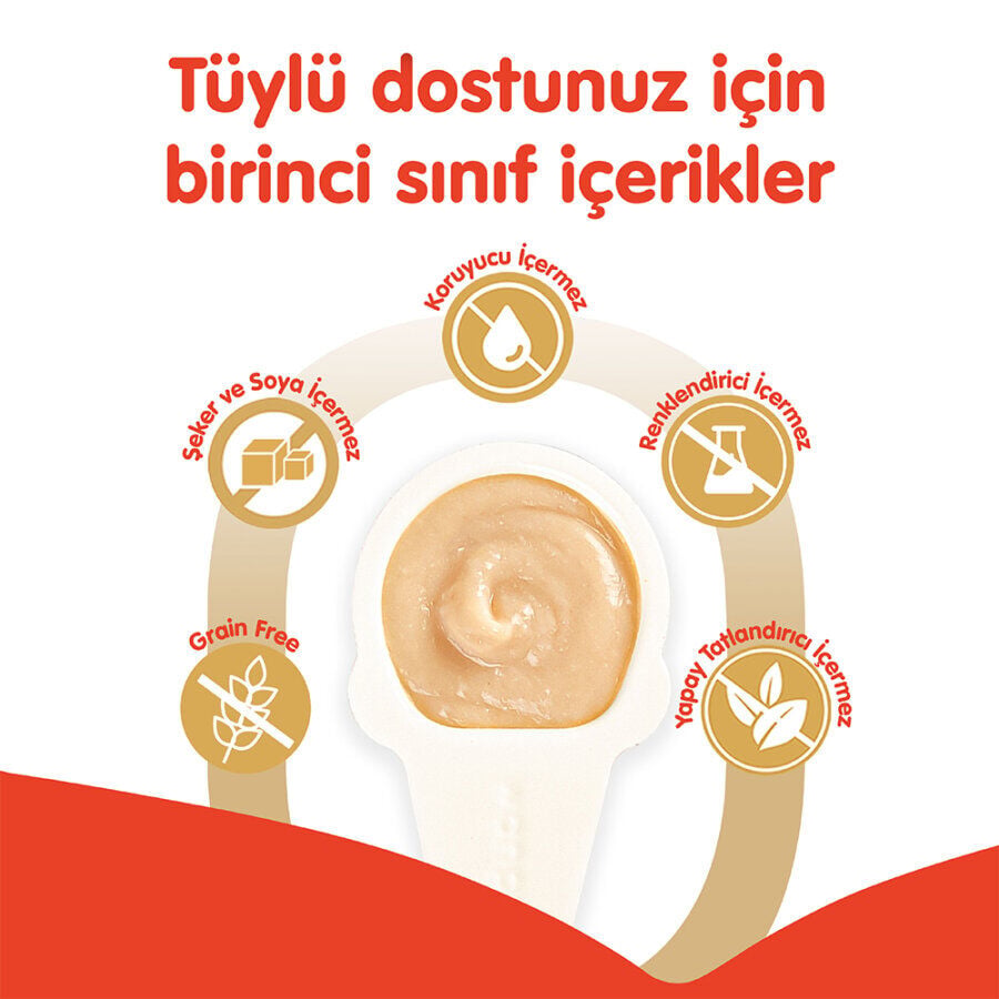 Wanpy Tavuklu 1*16 gr Kaşıklı Kedi Ödül Kreması