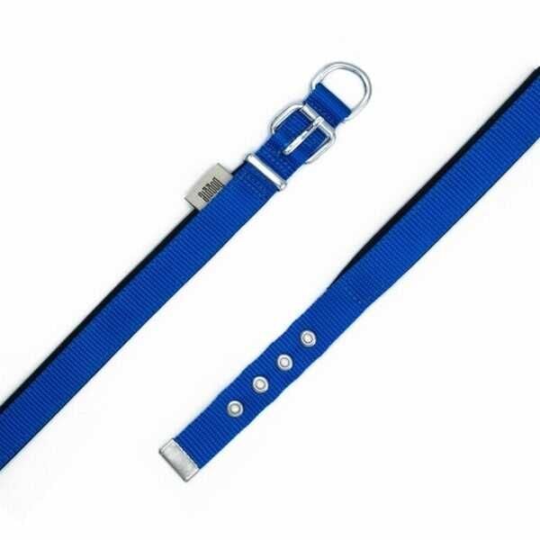 Doggie Polar Pedli Sade Dokuma Köpek Boyun Tasması Royalblue 1,5x25-30 Cm