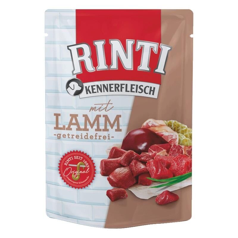 Rinti LB Kuzu Etli Yaş Mama Ve Köpek Ödülü 400 Gr