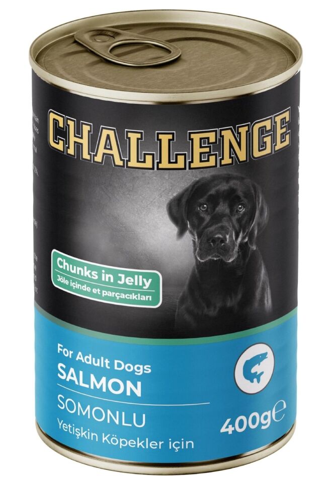 Challenge Somonlu Yetişkin Köpek Konservesi 400 gr