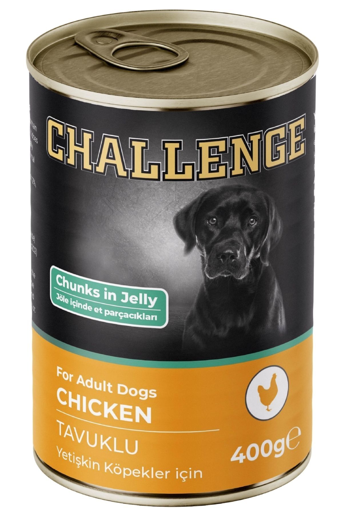 Challenge Tavuklu Yetişkin Köpek Konservesi 400gr