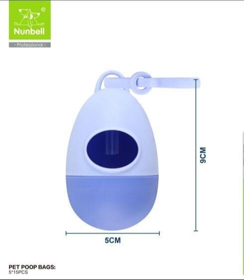 Nunbell Dışkı Torbası Taşıma 1 Yedekli
