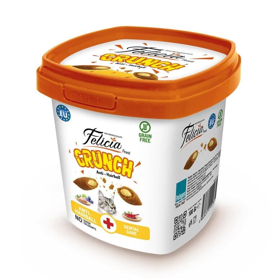 Felicia Hairball Kedi Crunch Ödül Maması 100 Gr