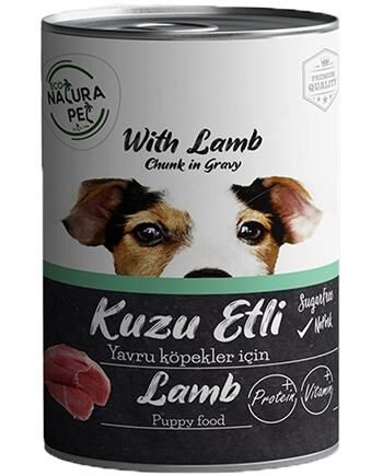 Eco Natura Pet Kuzu Etli Yavru Köpek Konservesi Gravy 400 Grv