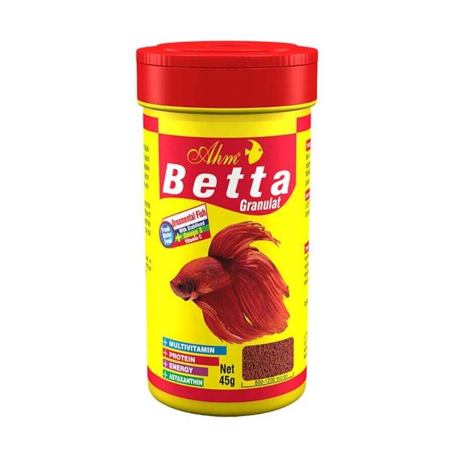 Ahm Betta Granulat Beta Balık Yemi 100 Ml