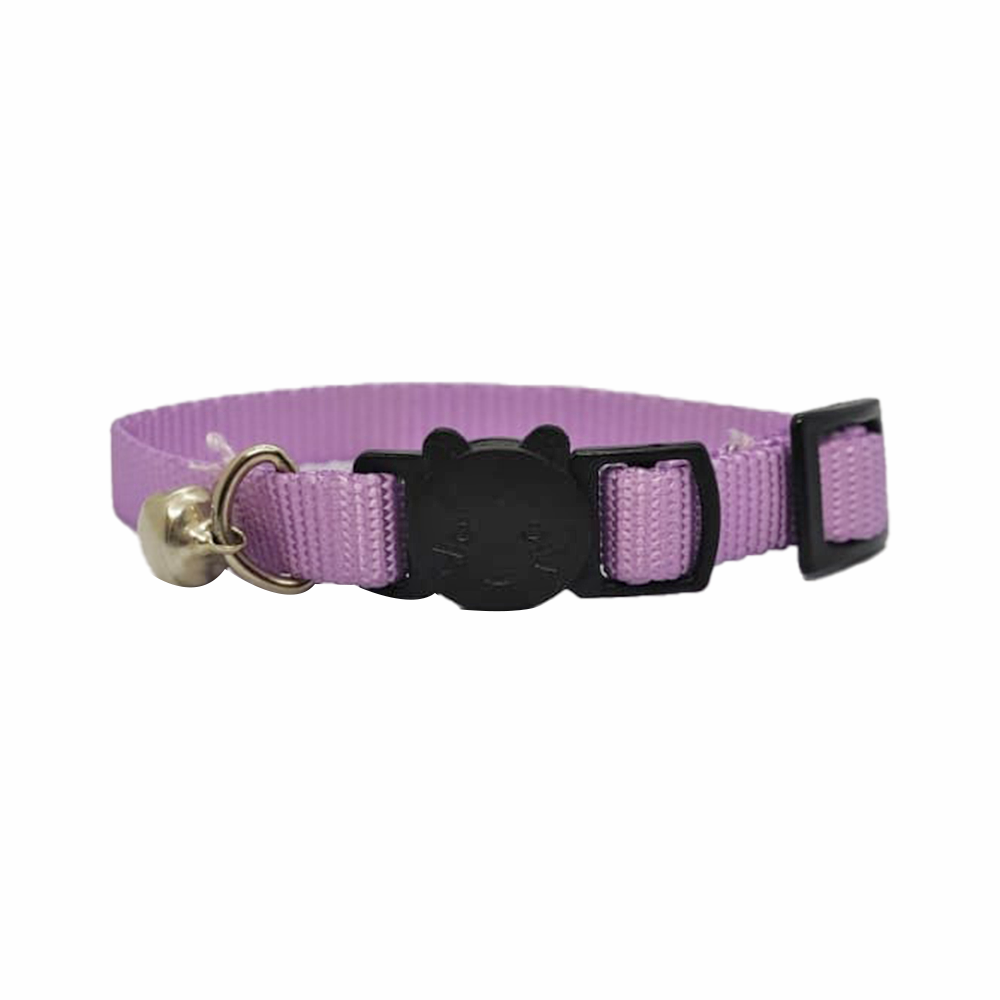 Luckypaw Çıngıraklı Lila Kedi Tasması