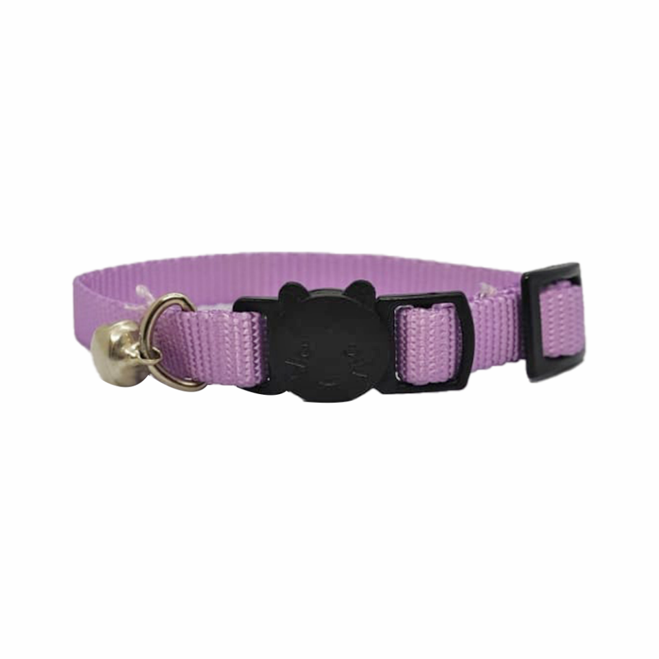 Luckypaw Çıngıraklı Lila Kedi Tasması