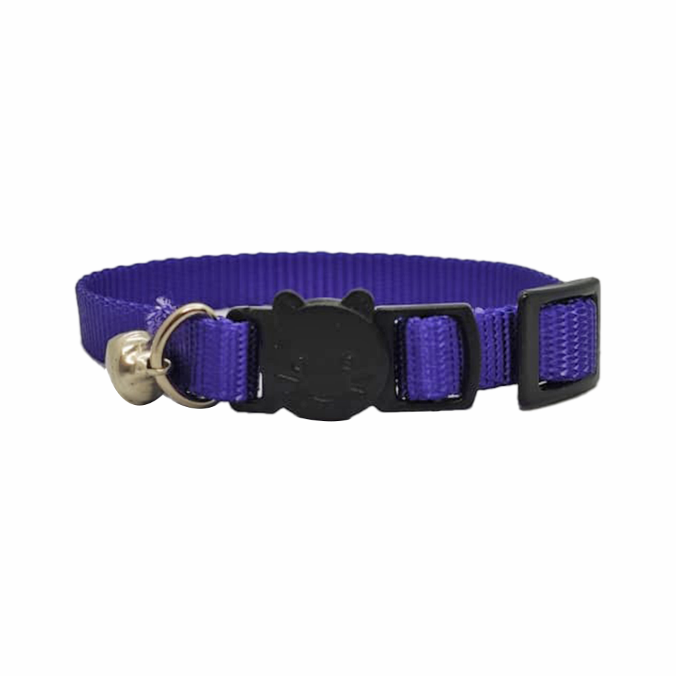 Luckypaw Çıngıraklı Mor Kedi Tasması