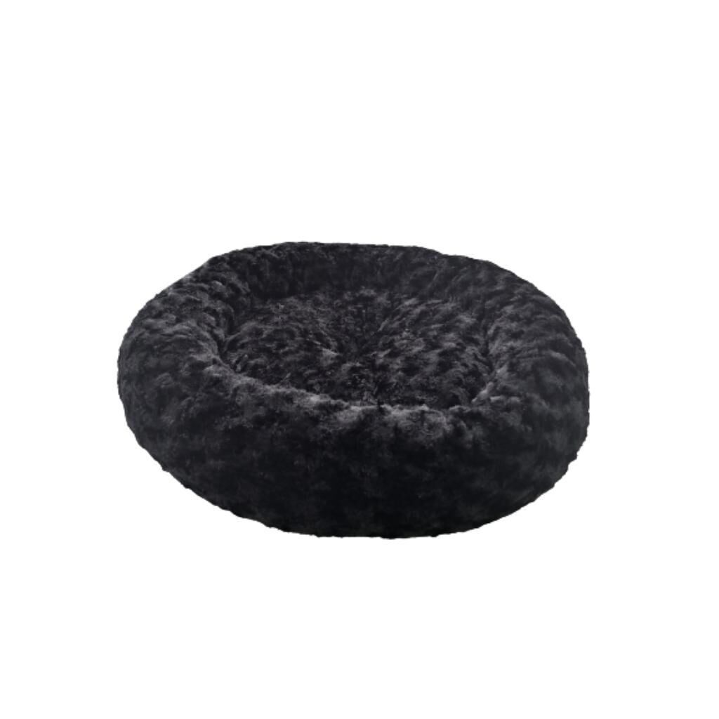 Pet Pretty Simit Yatak Peluş Siyah 55×55 cm