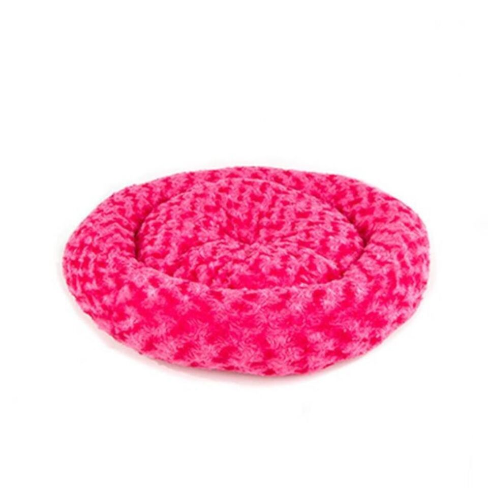 Pet Pretty Simit Yatak Peluş Fuşya 55×55 cm