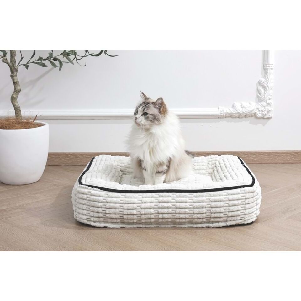 M-Pets Warm Hug Kedi ve Küçük Irk Köpekler için Kadife Yatak