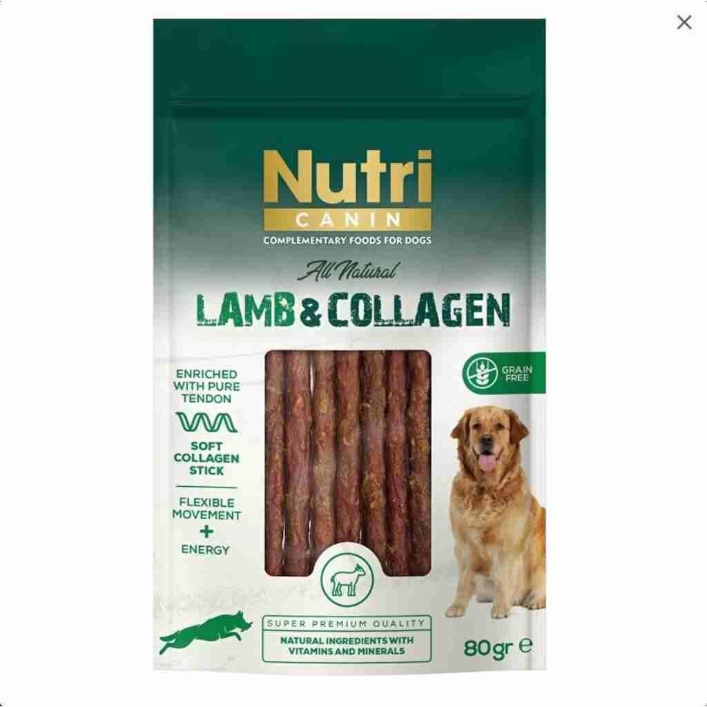 Nutri Canin Kuzu Etli ve Kolajenli Tahılsız Et Ödülü 80 Gr