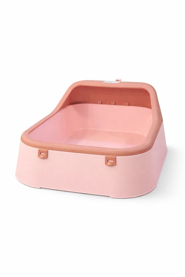 Açık Kedi Tuvaleti Pembe 56x23x40