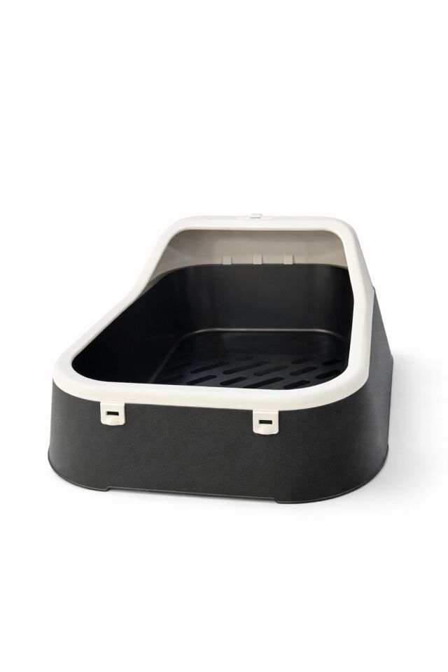 Açık Kedi Tuvaleti Siyah 56x23x40