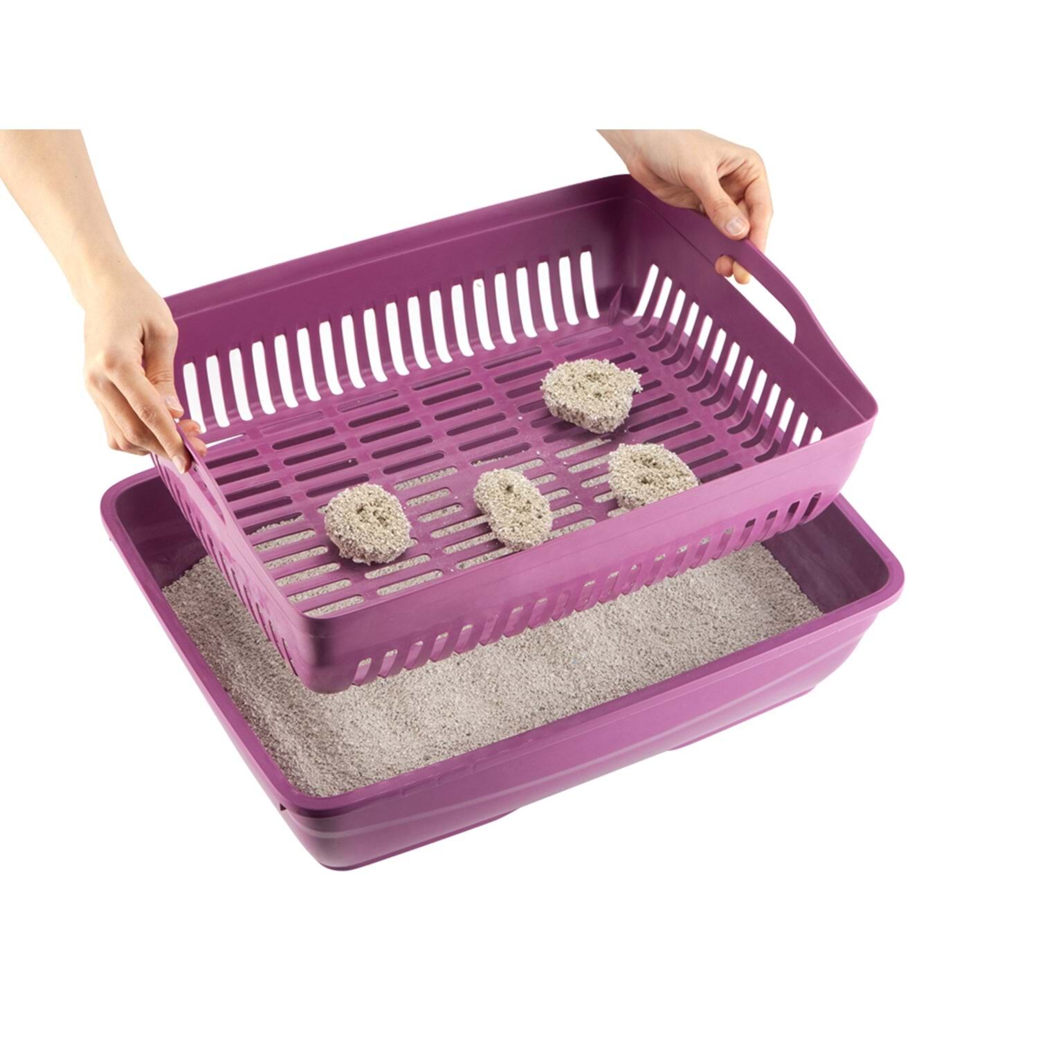 Şenyayla Elekli Açık Kedi Tuvaleti 3 katlı