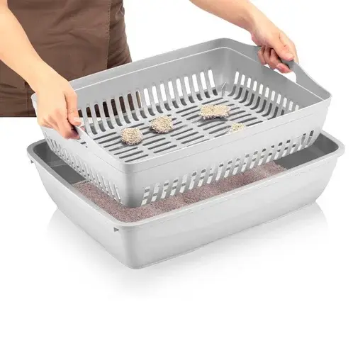 Şenyayla Elekli Açık Kedi Tuvaleti 3 katlı