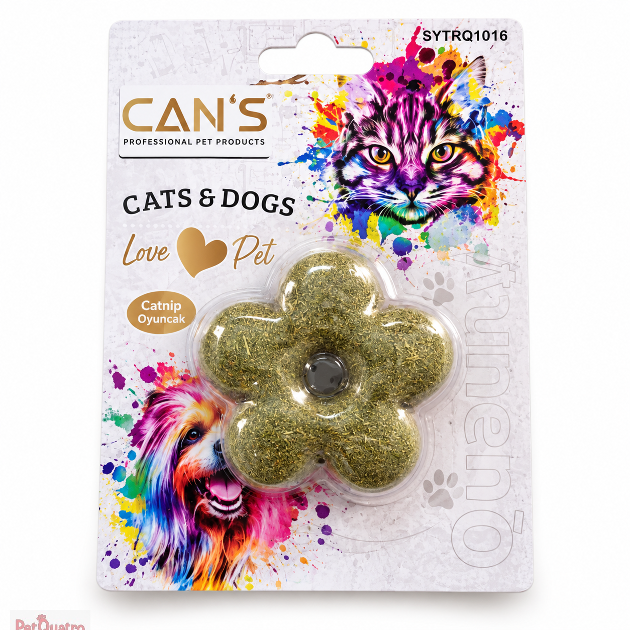 Cans Catnipli Çiçek Oyuncak 5 cm