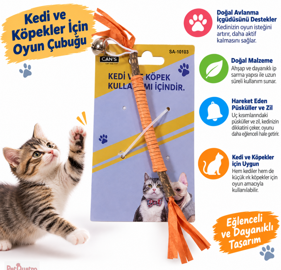 Cans Matatabi Çubuk Oyuncak 24 cm