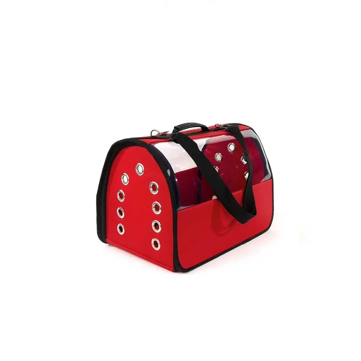 Pet Pretty Fly Bag Şeffaf Çanta Büyük Boy Kırmızı 30 x 30 x 49 Cm